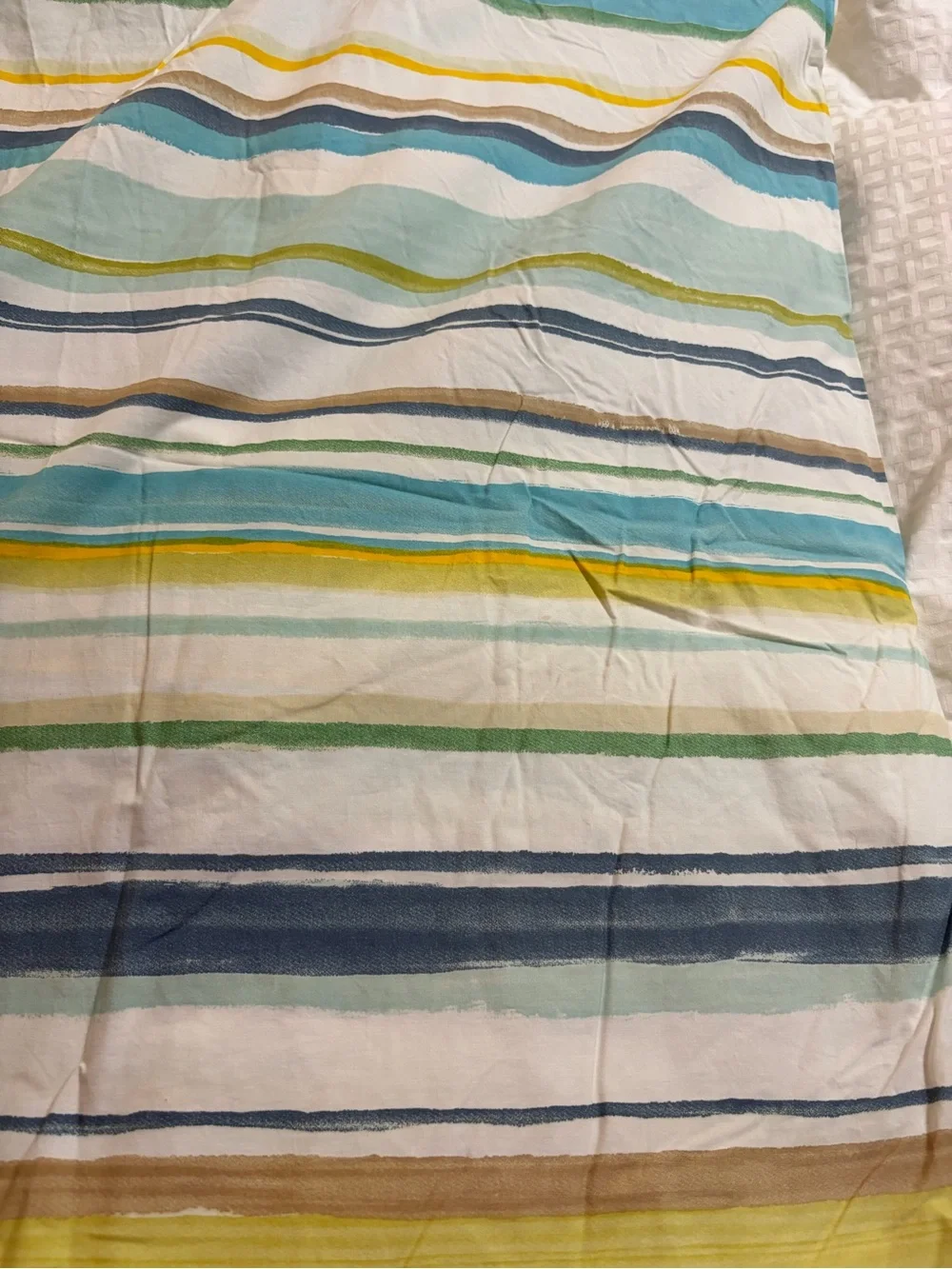RARE POTTERY BARN stripes Full / Queen Duvet cover